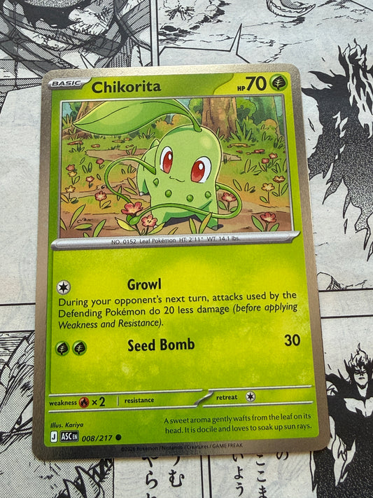 Chikorita #8 | Cosmos Holo | Ascended Heroes