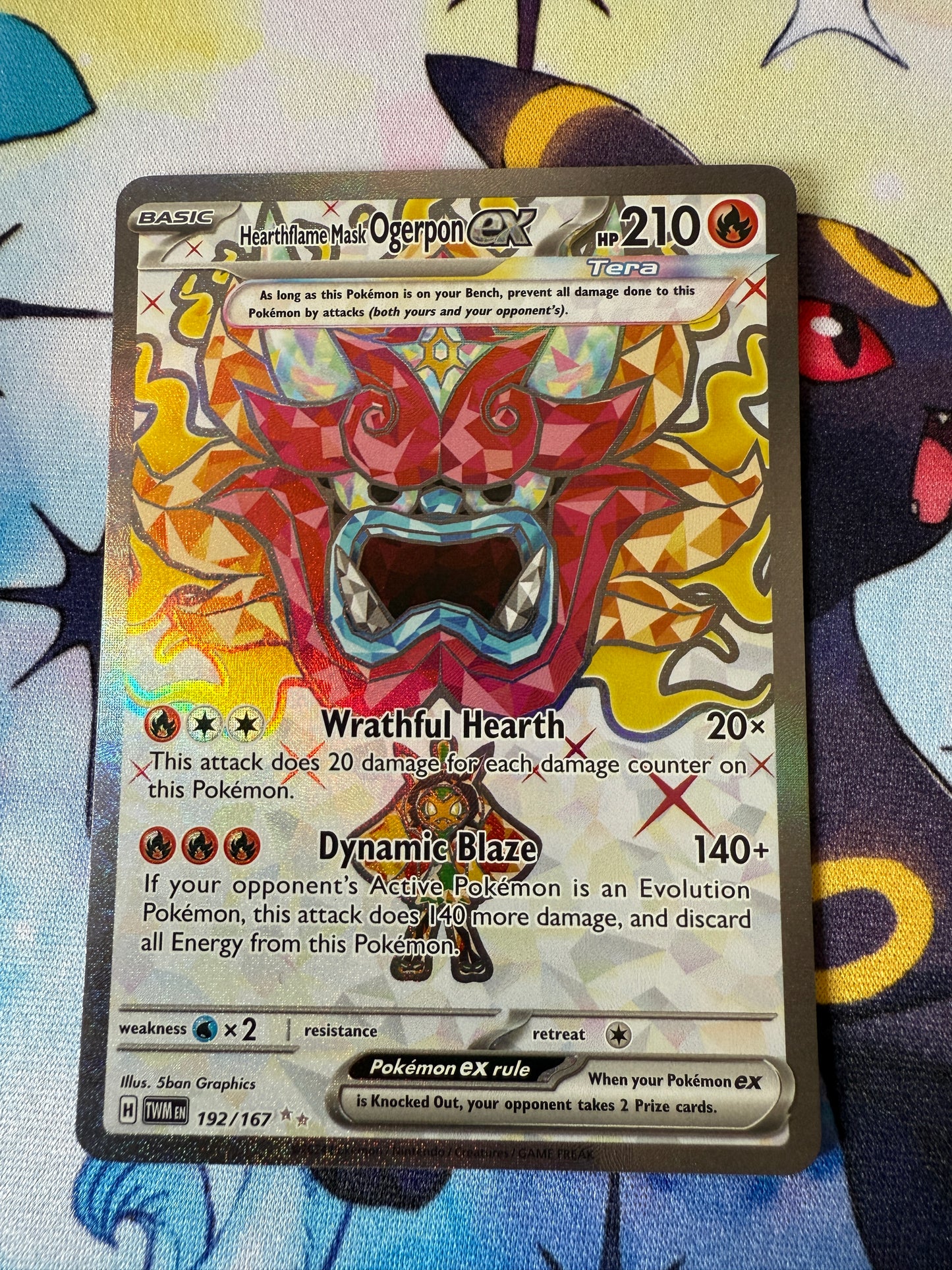 Hearthflame Mask Ogerpon Ex #192 | Pokemon | Twilight Masquerade