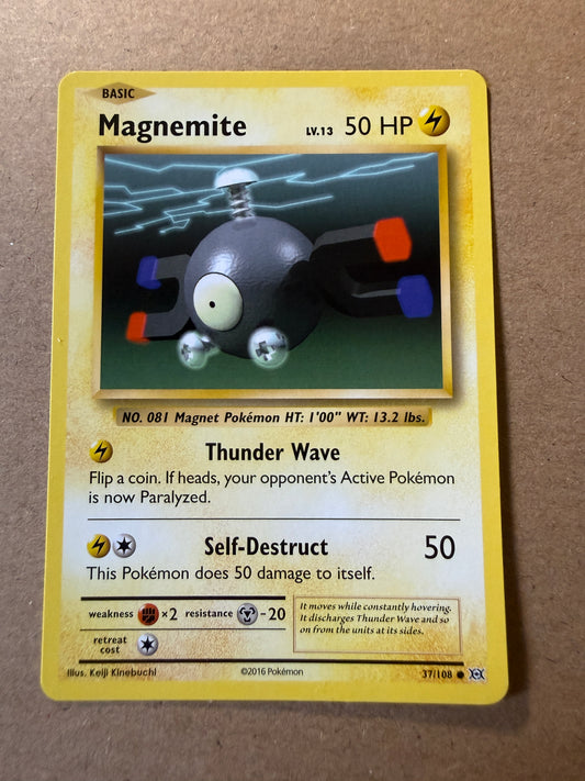 2016 XY Evolutions | Pokemon | Non-Holo Magnemite #37