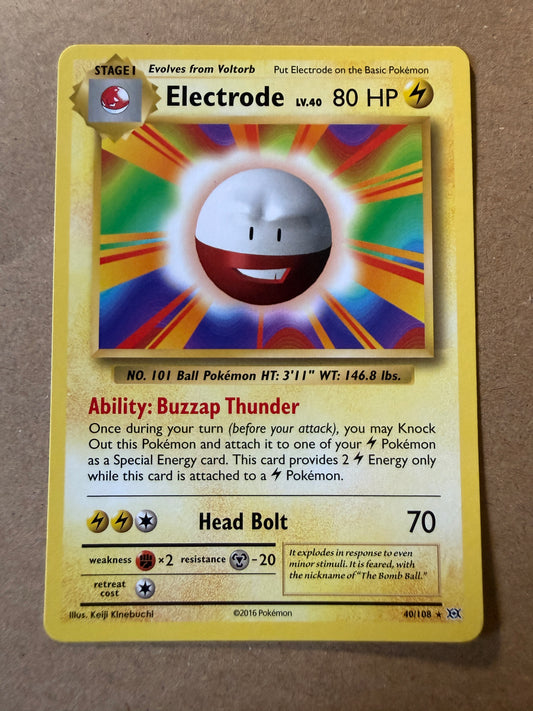 2016 XY Evolutions | Pokemon | Non-Holo Electrode #40