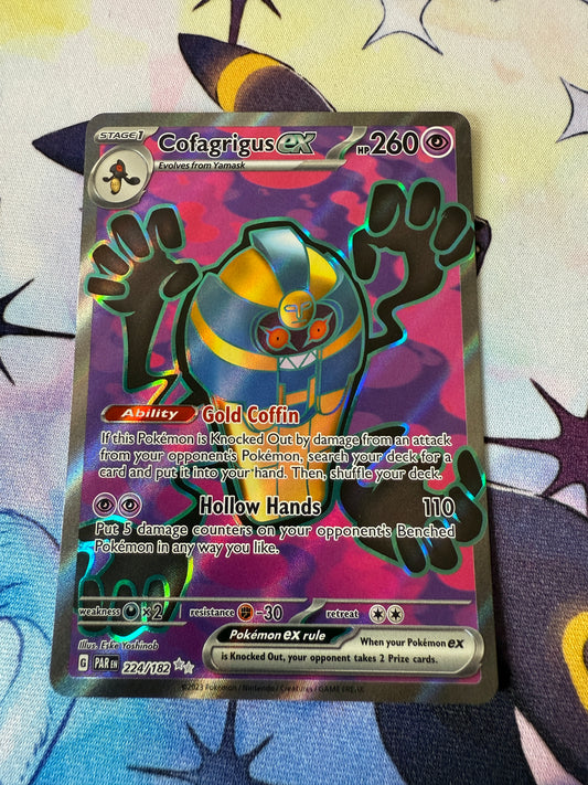 Cofagrigus Ex #224 | Pokemon | Paradox Rift