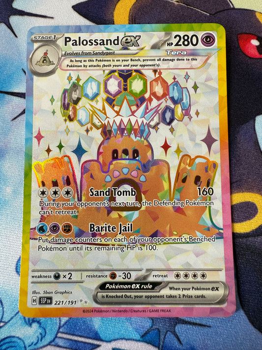 Palossand Ex #221 | Pokemon | Surging Sparks