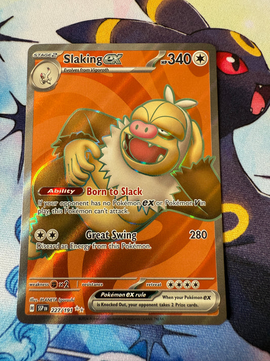 Slaking Ex #227 | Pokemon | Surging Sparks