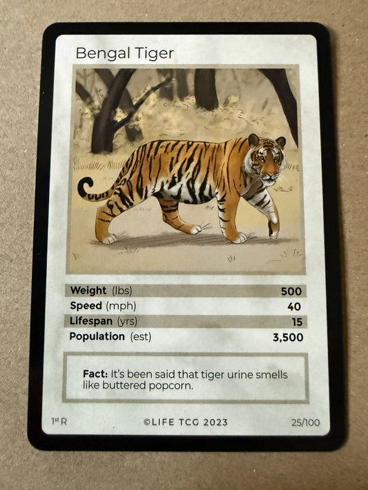 2023 LIFE TCG Mammals | Bengal Tiger 1st R #25