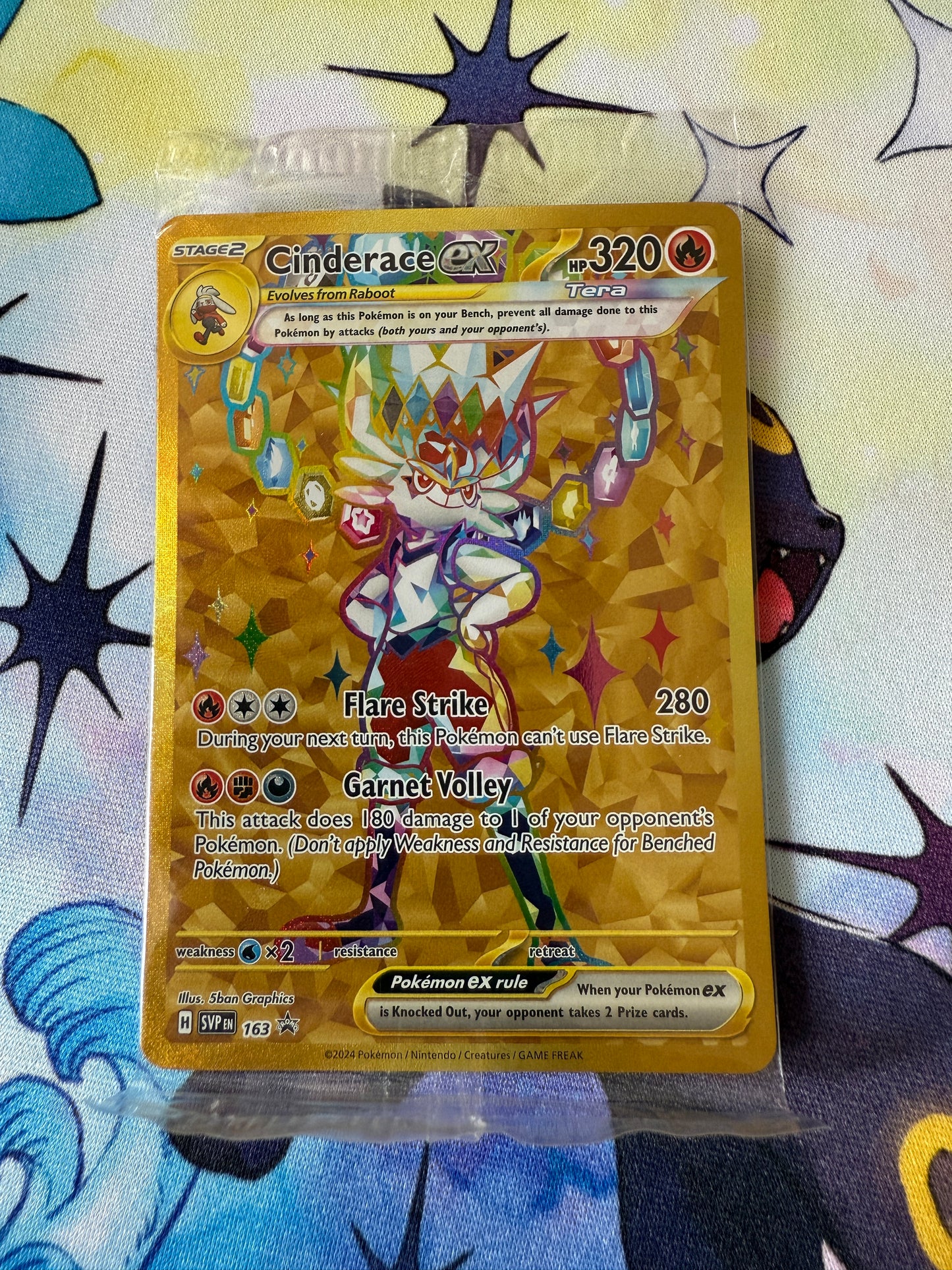 Cinderace Ex #163 | Pokemon Promo | Sealed