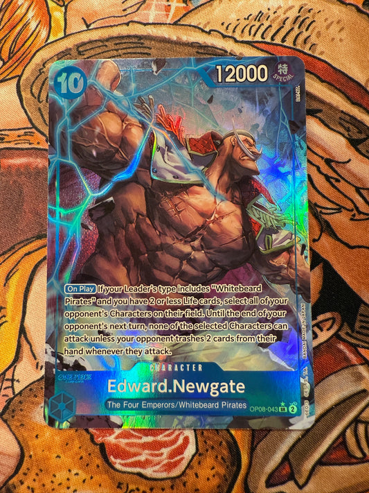 One Piece | English | Edward.Newgate | OP08-043 SR* Alt