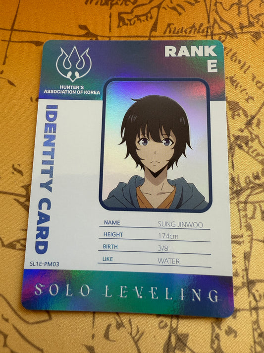 Solo Leveling Mapniverse | Sung Jinwoo Identity Card | SL1E-PM03