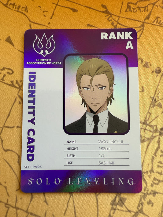 Solo Leveling Mapniverse | Woo Jinchul Identity Card | SL1E-PM06