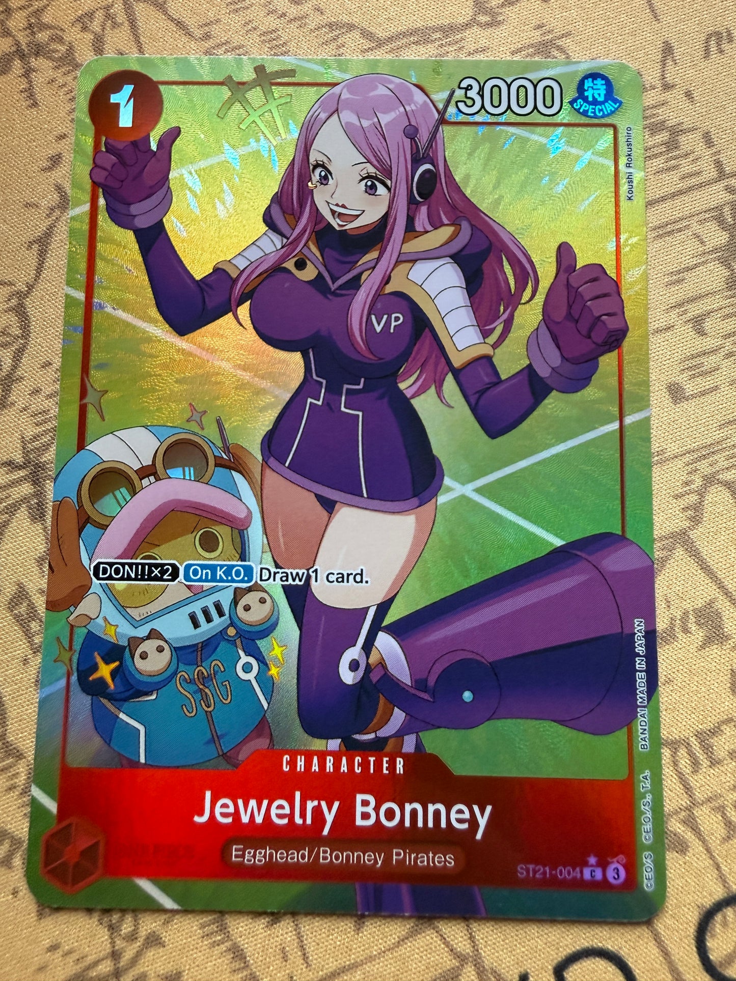 Jewelry Bonney ST21-004*  [Alternate Art] | One Piece Starter Deck 21: Gear5