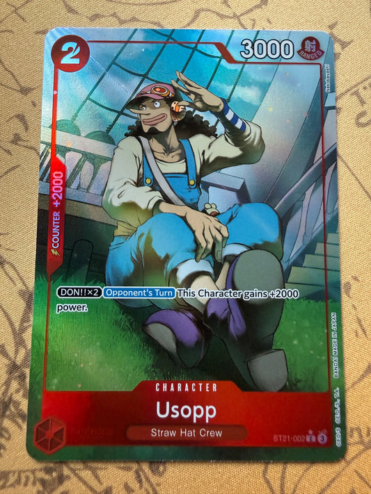 Usopp [Parallel Foil] ST21-002 | One Piece Starter Deck 21: Gear5