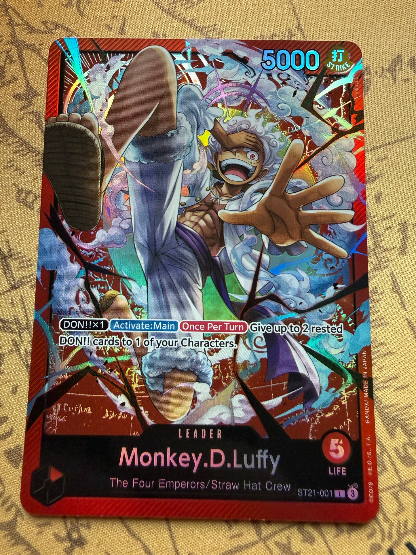 Monkey.D.Luffy ST21-001 | One Piece Starter Deck 21: Gear5
