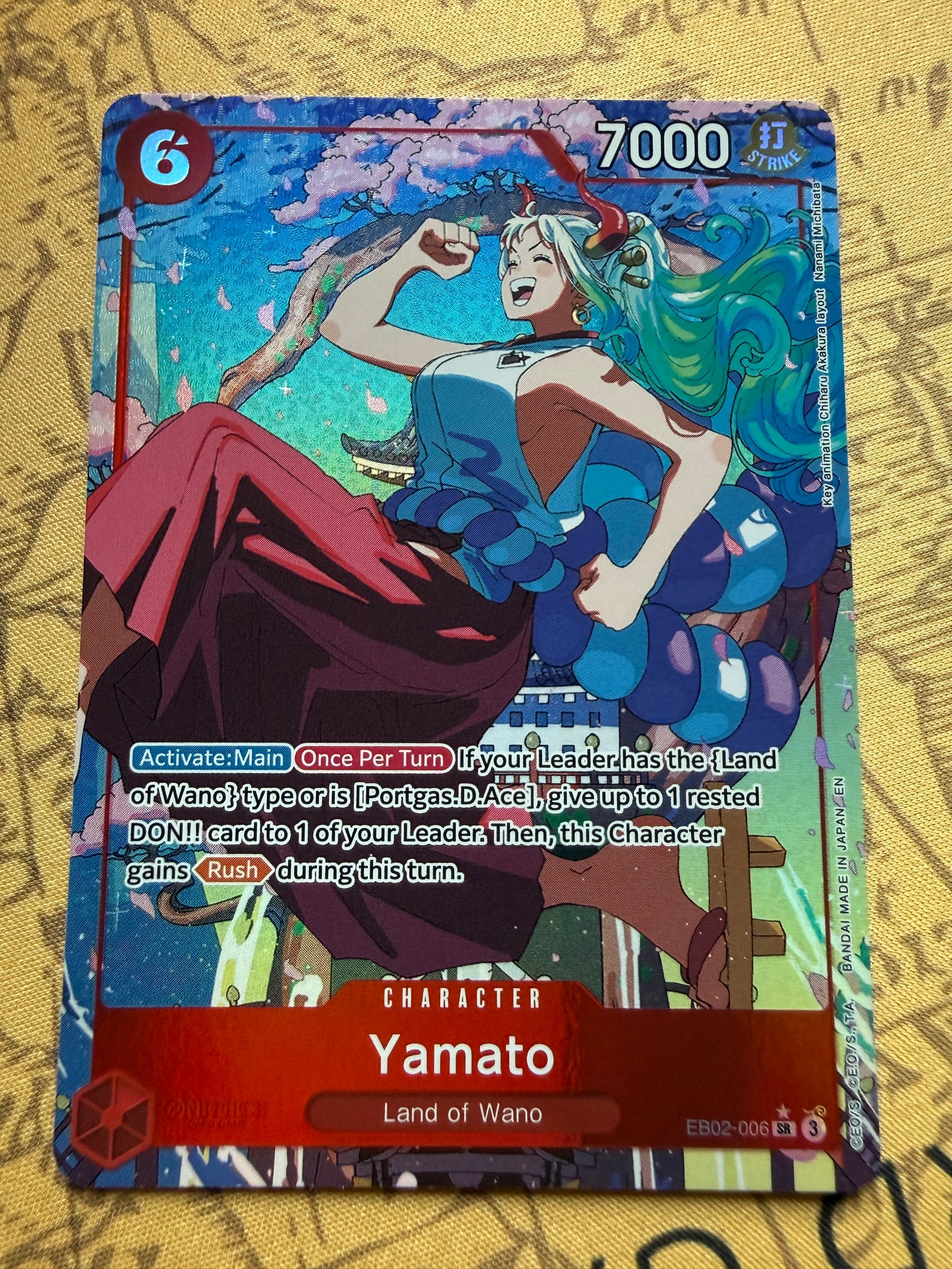 Yamato [Alternate Art] EB02-006 | One Piece Extra Booster Anime 25th Collection