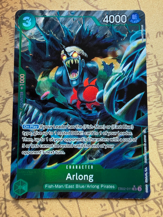 Arlong [Alternate Art] EB02-011 | One Piece Extra Booster Anime 25th Collection
