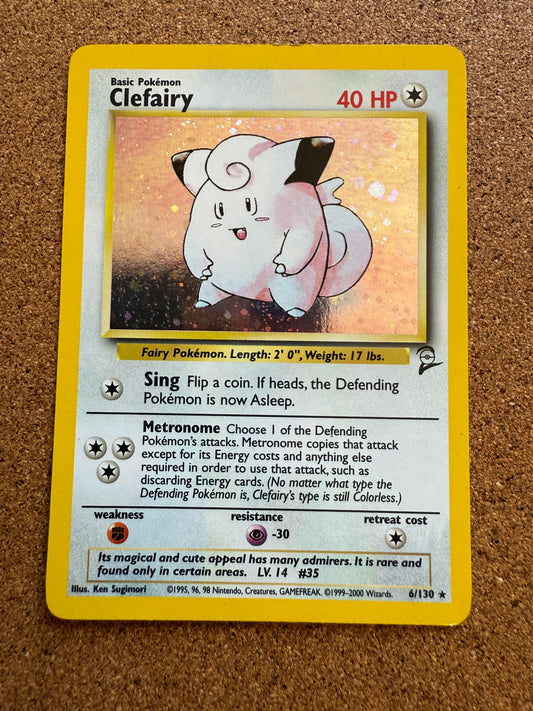 Clefairy #6 Holo | Pokemon Gym 2