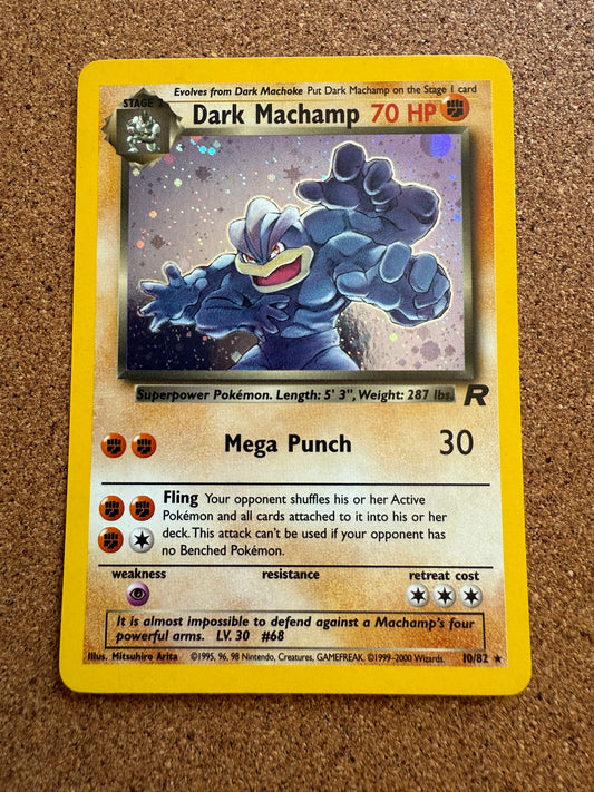Dark Machamp #10 Holo | Pokemon | Team Rocket