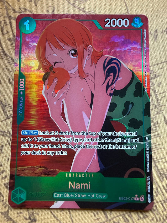 Nami [Alternate Art] EB02-017 | One Piece Extra Booster Anime 25th Collection