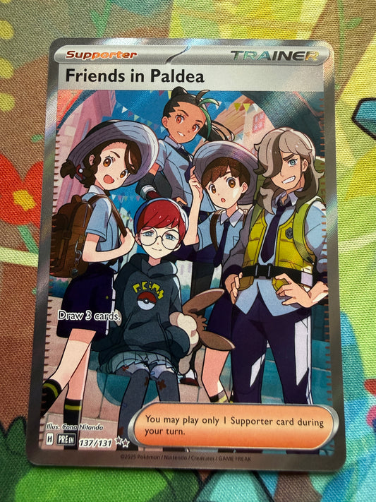 Friends In Paldea #137 Pokemon Prismatic Evolutions