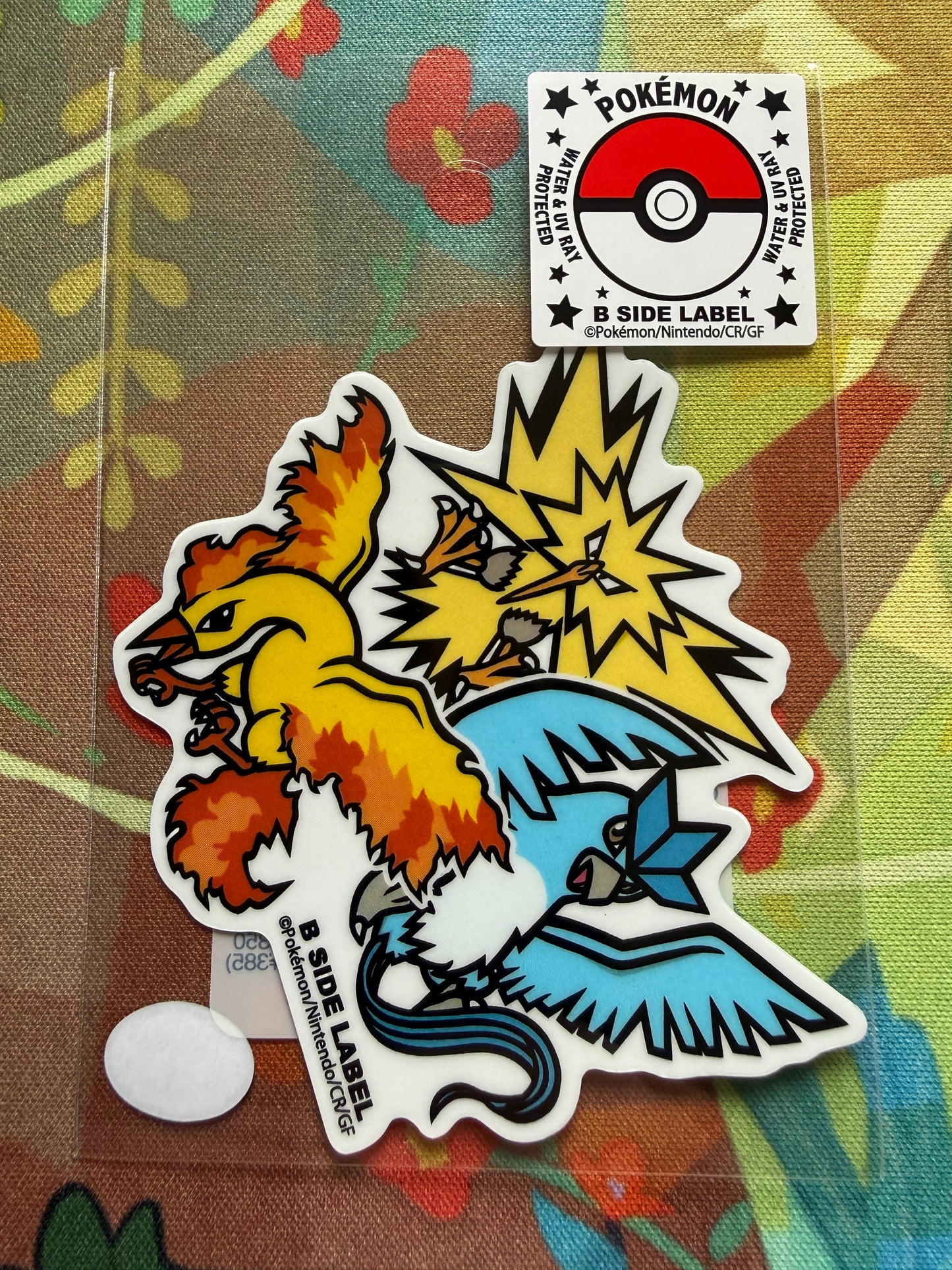 Zapdos, Moltres, Articuno | B-Side Label Sticker