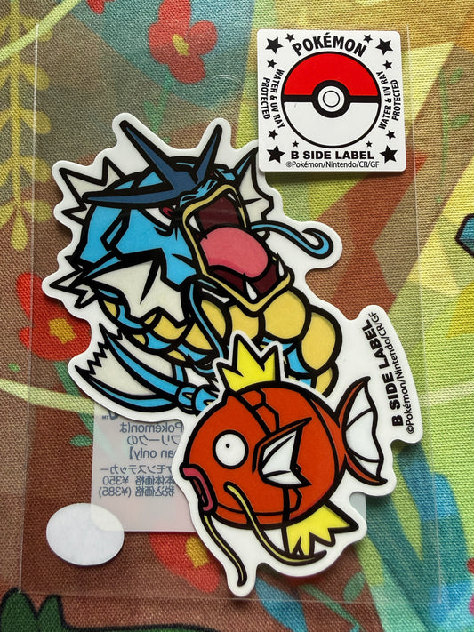 Gyarados & Magikarp | B-Side Label Sticker