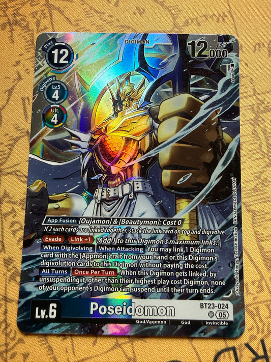 Digimon TCG | Hackers Slumber | Poseidomon BT23-024 SR