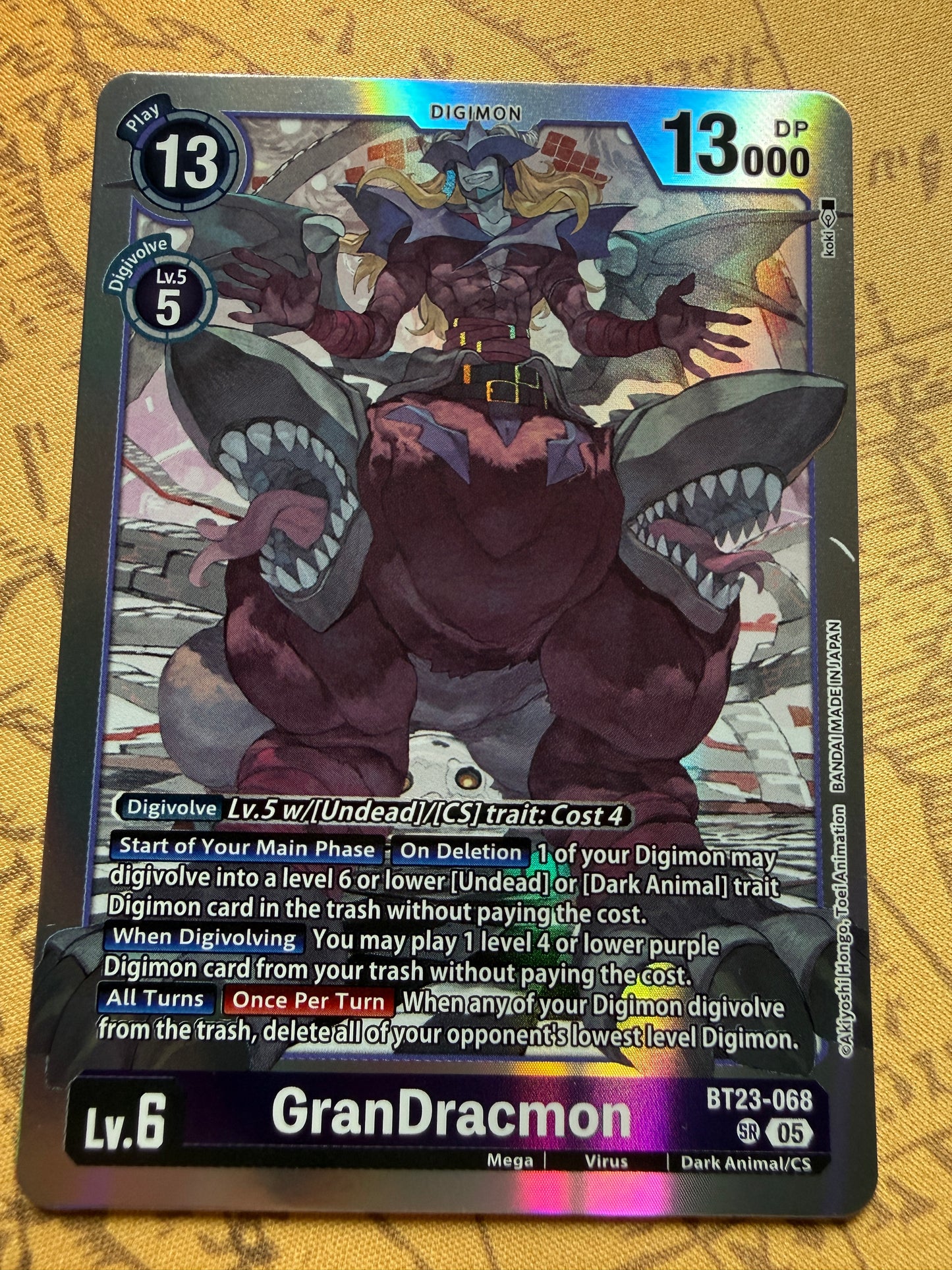 Digimon TCG | Hackers Slumber | GranDracmon BT23-068 SR