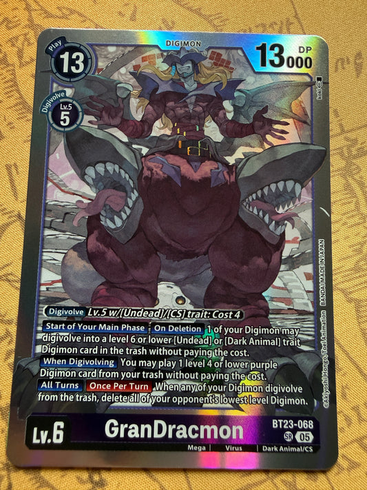 Digimon TCG | Hackers Slumber | GranDracmon BT23-068 SR