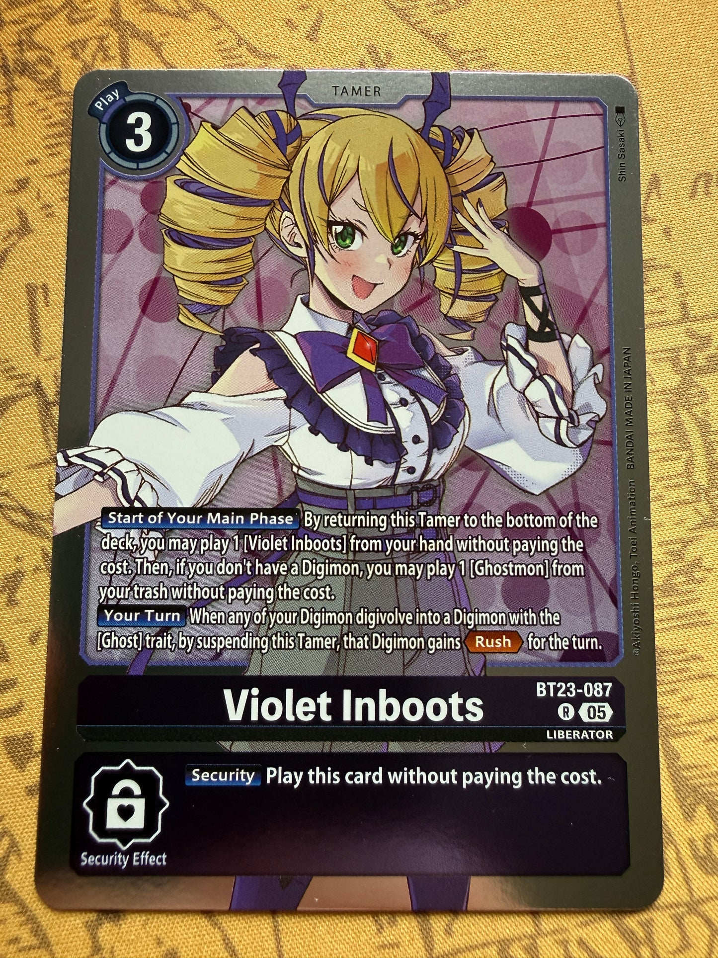 Digimon TCG | Hackers Slumber | Violet Inboots BT23-087 R