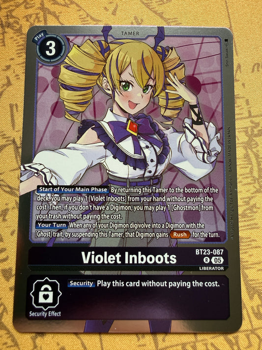 Digimon TCG | Hackers Slumber | Violet Inboots BT23-087 R
