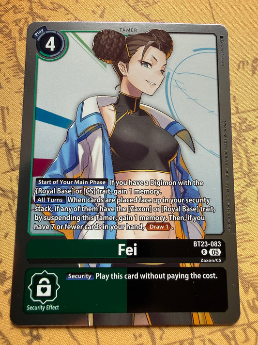 Digimon TCG | Hackers Slumber | Fei BT23-083 R