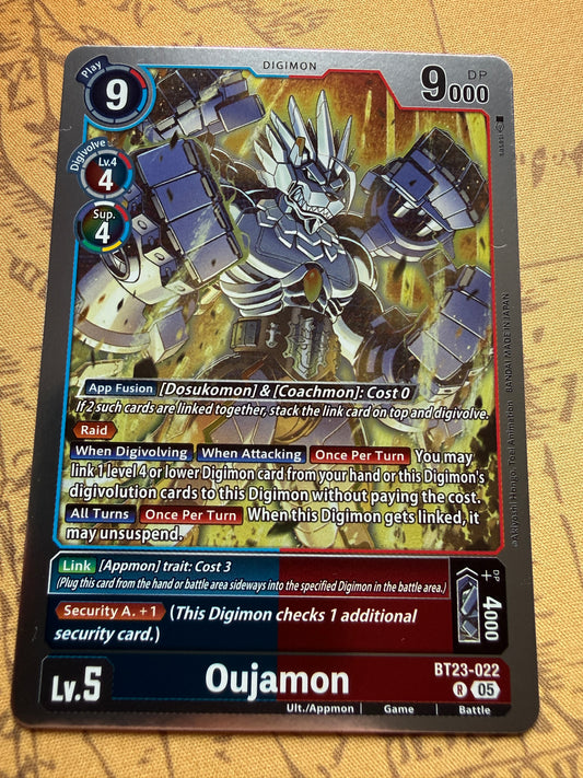 Digimon TCG | Hackers Slumber | Oujamon BT23-022 R