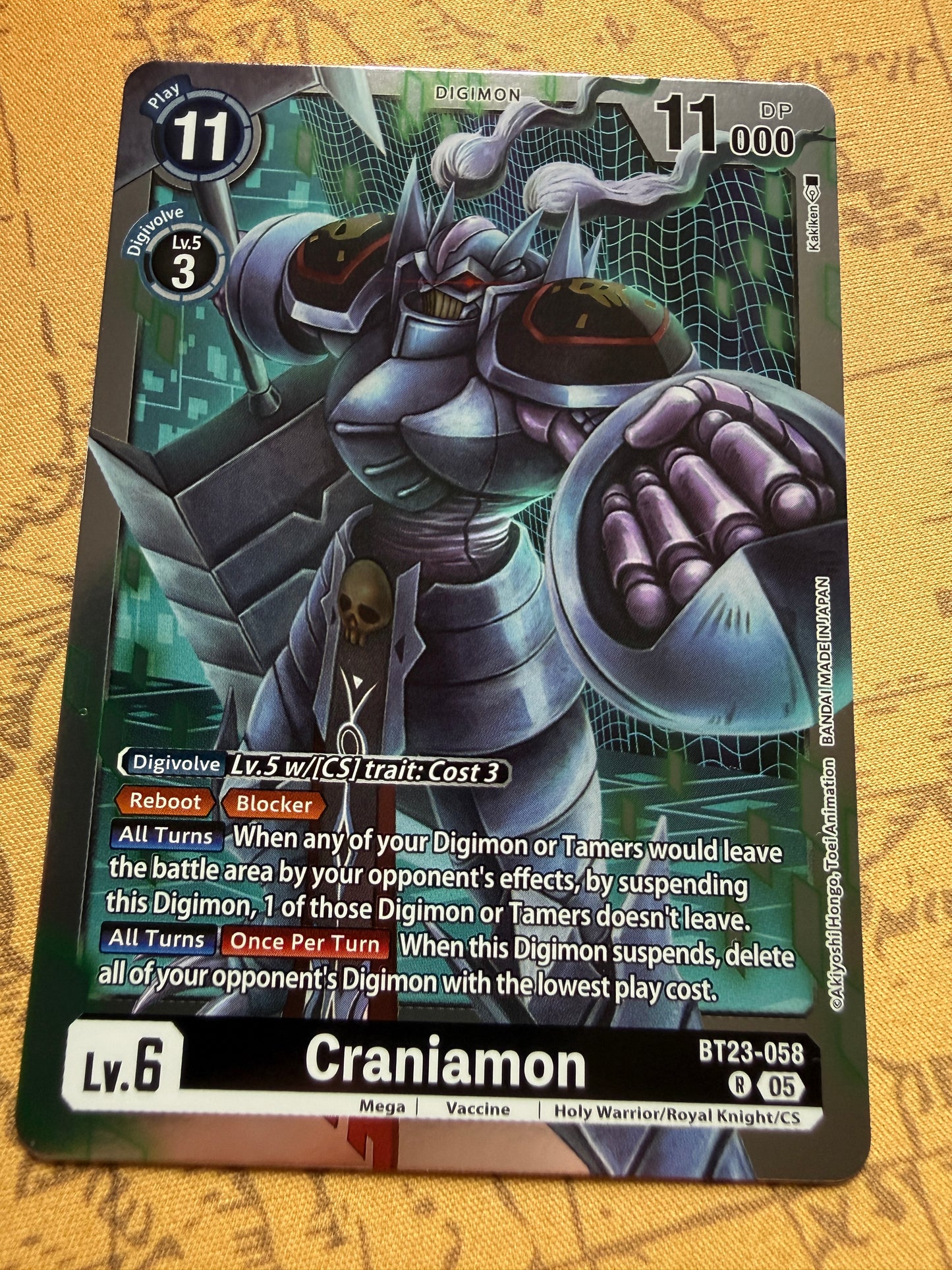 Digimon TCG | Hackers Slumber | Craniamon BT23-058 R