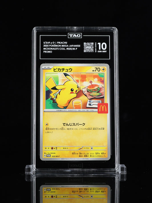 Pikachu #20/M-P Pokemon Japanese Promo Mc Donalds | TAG Graded 10