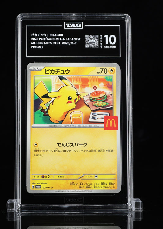 Pikachu McDonalds Promo #20/M-P | Gem Mint 10 | TAG GRADING