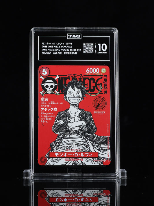 TAG 10 | Monkey.D.Luffy [Magazine Promo] ST21-014 One Piece Japanese Starter Deck 21: Gear5