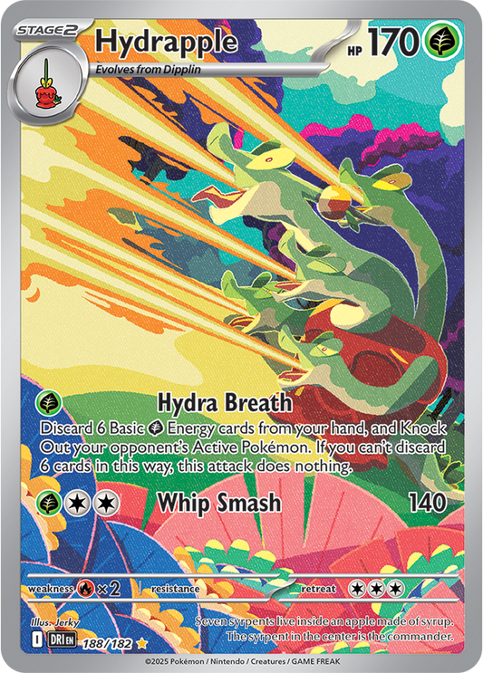 Pokemon Destined Rivals | Hydrapple | DRI 188 / 182