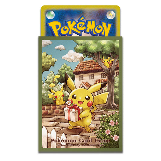 Card Sleeves Green Ver. Pokémon Pikachu's Gift - Pack of 64