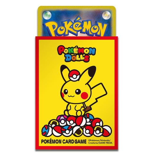 Card Sleeves Red Ver. Pokémon Dolls - Pack of 64